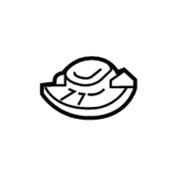 Jeep 68084175AA Radiator Isolator