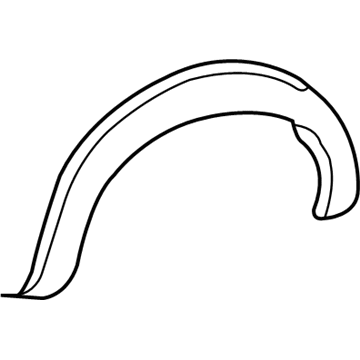 Dodge 5132499AA Molding - Wheel Opening Flare