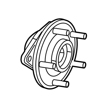 Jeep 68141123AD Front Hub & Bearing