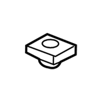 Ram 68050200AA Radiator Lower Insulator