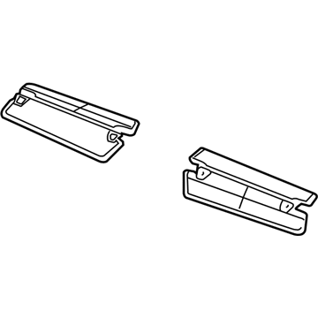 2006 Chrysler Crossfire Sun Visor - YN79XDVAA