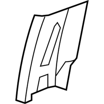 Ram 1DX50BD1AB Lock Pillar Trim