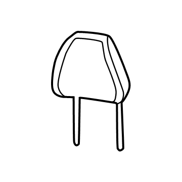 Mopar 7JV622X7AB Headrest - Front