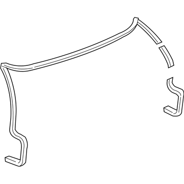Dodge 4865561AG Weather Strip - Header And A Pillar
