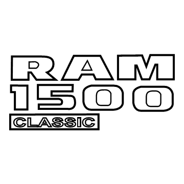 Ram 68448644AA Nameplate