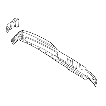 Mopar 68606716AA Panel - Rear Corner 68606716AA Mopar Panel - Rear Corner Illustration 1 of 1