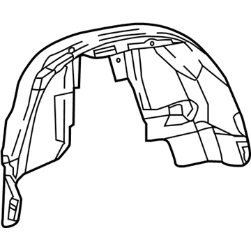 Jeep 68378618AA Wheelhouse Liner