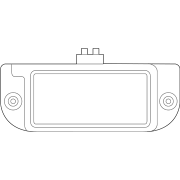 Dodge 4805846AB License Lamp