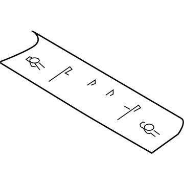 Chrysler XB97DK5AB Molding