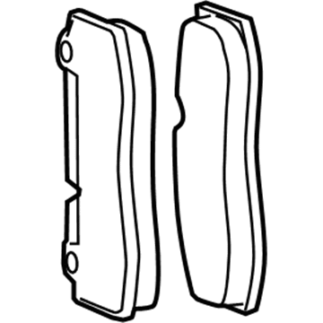 Dodge 5142558AD Brake Pads