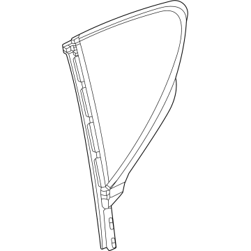 Dodge 68607024AA Quarter Glass