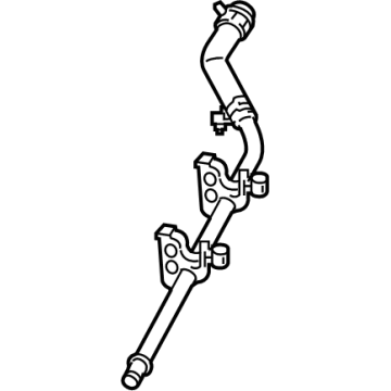 Jeep Wrangler Radiator Hose - 68335897AC