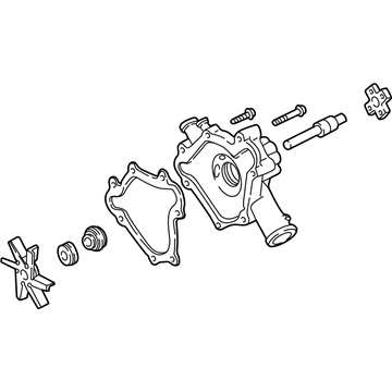 Dodge 68382493AA Water Pump Assembly