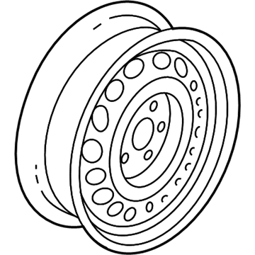 Chrysler 5272864AE Wheel, Steel
