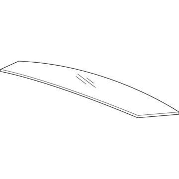 Chrysler 68044801AH Back Glass