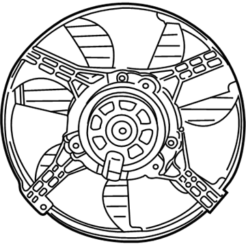 Dodge Grand Caravan Cooling Fan Assembly - 4809170AF