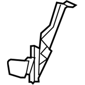 Mopar 68104160AA Latch Support, Rear Passenger Side