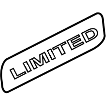 Jeep 55157090AD Nameplate