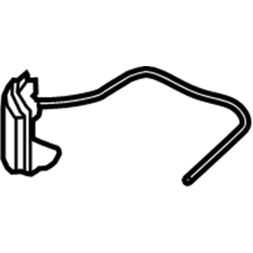 Mopar 5SG53LXBAA Release Handle, Front Driver Side