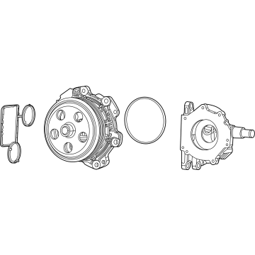 Ram 68377365AF Water Pump Assembly