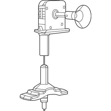 Mopar 68230304AB Spare Carrier, Rear