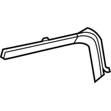 Chrysler 5HX68BDXAF Window Molding