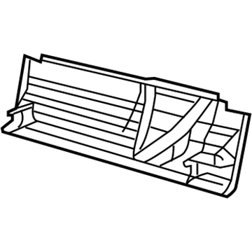 Mopar 1HM01HL1AB Lower Panel, Beige, Front