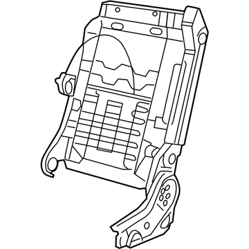 Mopar 68071155AA Seat Back Frame, Front Driver Side