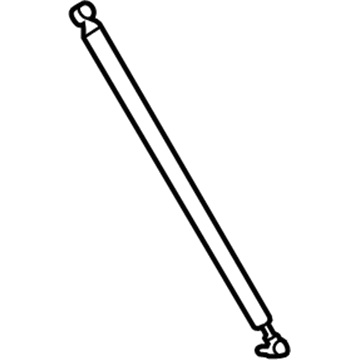 Chrysler PT Cruiser Trunk Lid Lift Support - 5067236AA