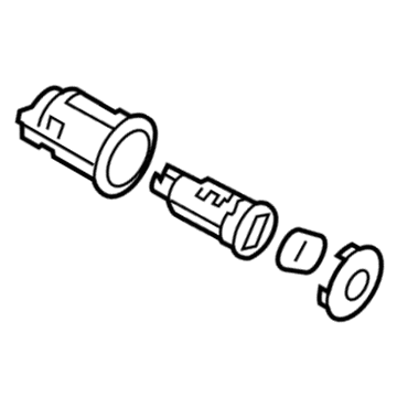 Chrysler 5114569AA Lock & Cylinder