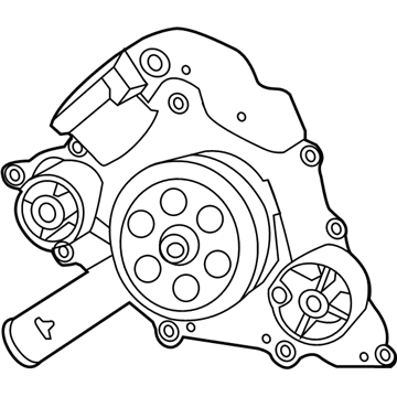 Dodge 68165882AD Water Pump