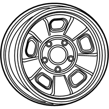 Ram 68089775AB Wheel, Spare