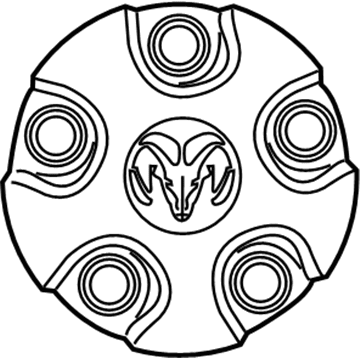 Dodge Ram 1500 Wheel Cover - 52106536AC