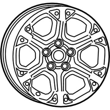 Ram 1UB19SZ0AC Wheel, Alloy