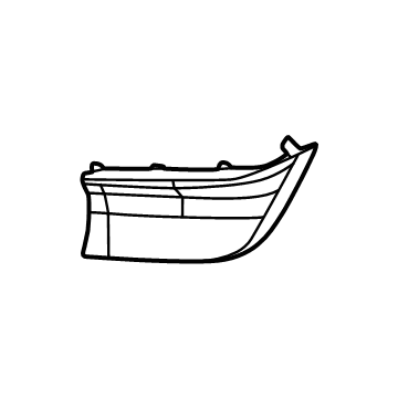 Mopar 68421752AB Lower Deflector, Front Mopar 68421752AB Lower Deflector, Front