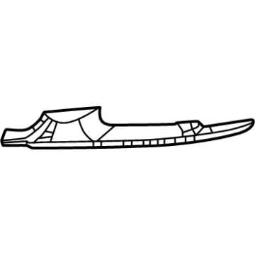 Jeep 6YW72SZ7AB Outer Molding