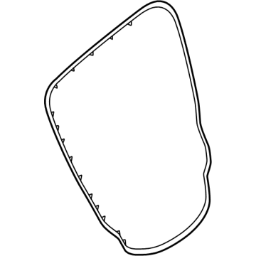 Dodge 68606972AA Door Weatherstrip