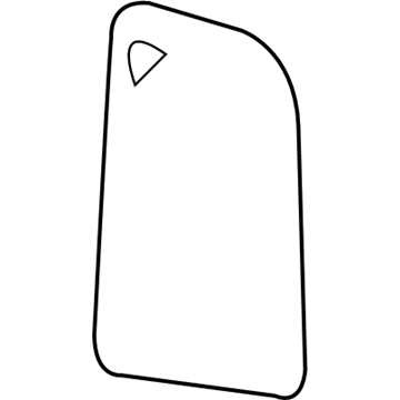 Dodge 68009993AA Mirror Glass