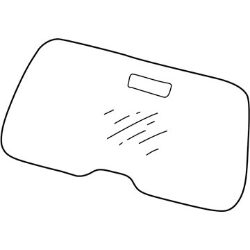 Jeep 55136980AD Lift Gate Glass