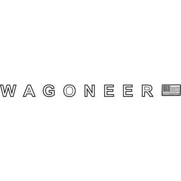 Jeep Wagoneer L Emblem - 68517617AC