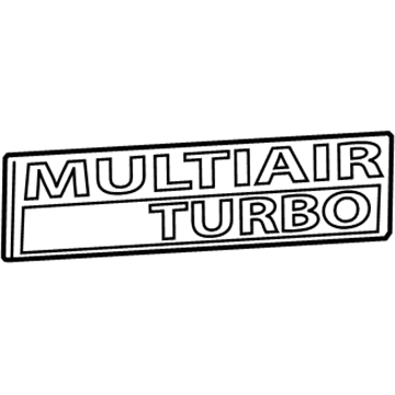 Dodge 68165753AA Nameplate