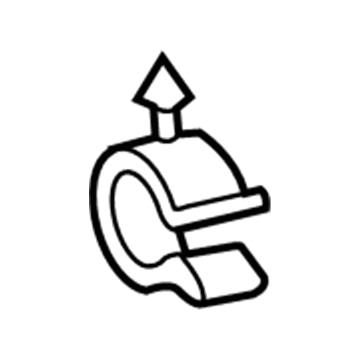 Dodge 5125887AB Cooler Line Lower Clip