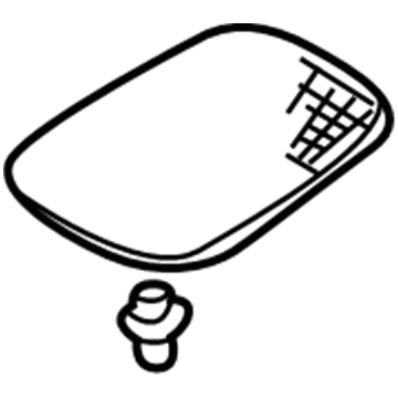 Dodge MR621748 Speaker Grille