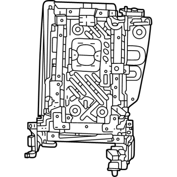 Jeep 68394940AD Seat Back Frame