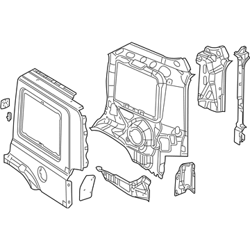 Jeep 5183164AF Quarter Panel Assembly