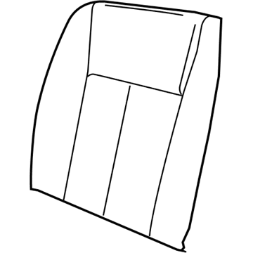 Dodge 1FX851D5AA Seat Back Cover
