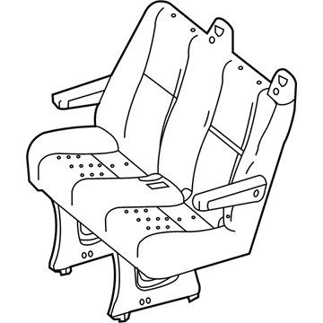 Dodge 1JB471A6AA Seat Assembly