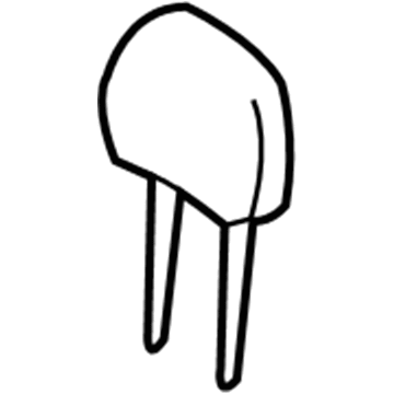 Dodge 1HF681F7AA Headrest