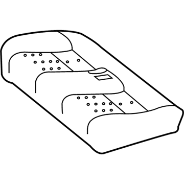 2007 Dodge Sprinter 3500 Seat Cushion - 1HG961A6AA