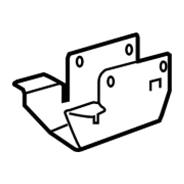 Dodge 5118517AA Tow Hook Bracket